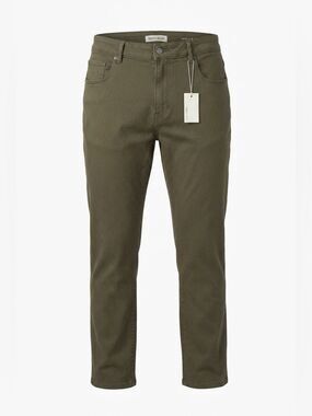 Warp + Weft Slim Stretch Jeans - Olive Green